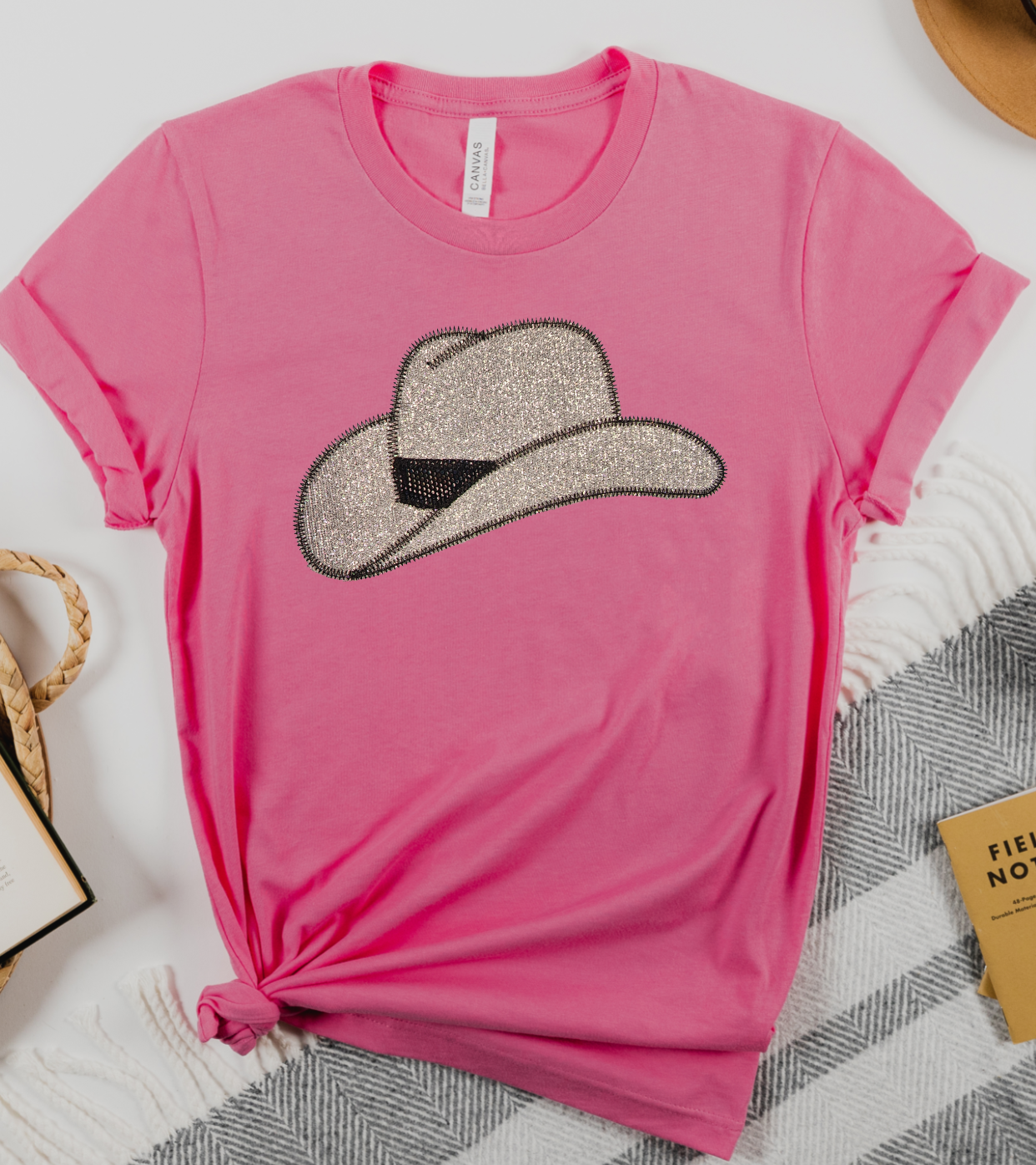 Rhinestone Cowgirl Pink Tee