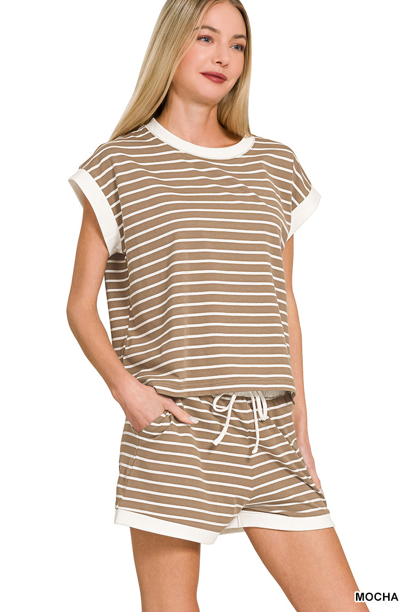 STRIPE CONTRAST TRIM SET