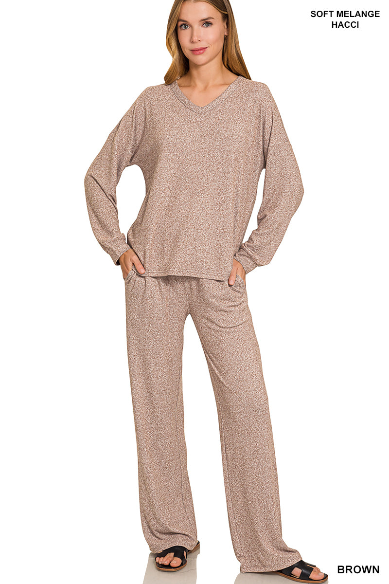 SOFT MELANGE LONG SET