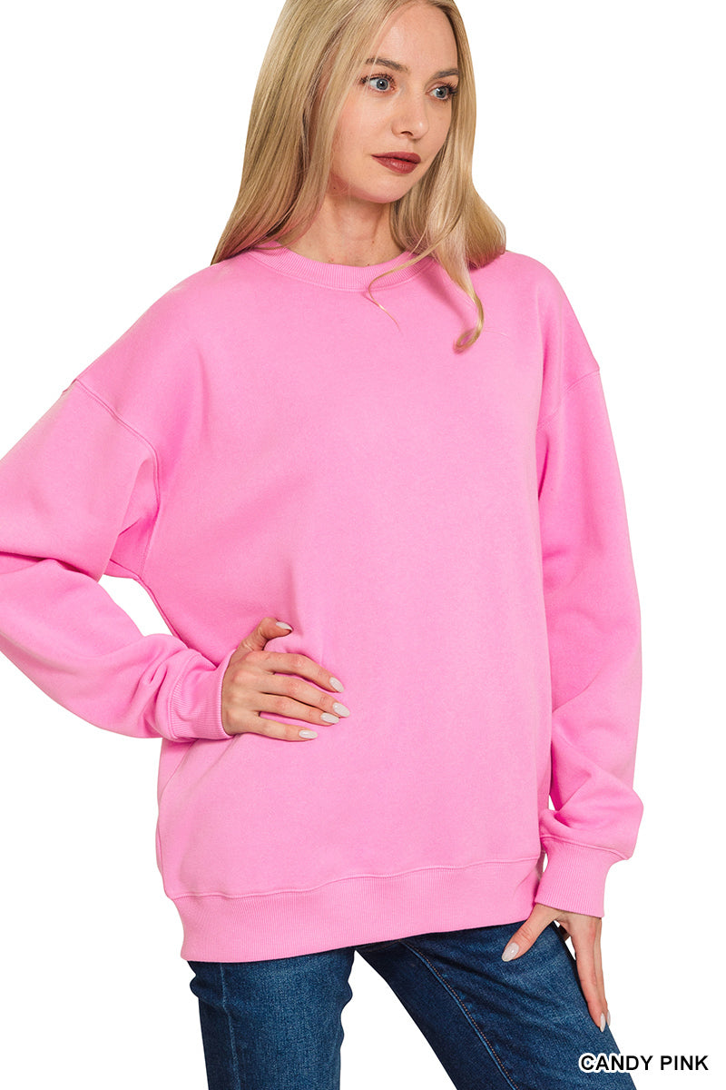 FLEECE ROUND NECK SWEATSHIRTS
