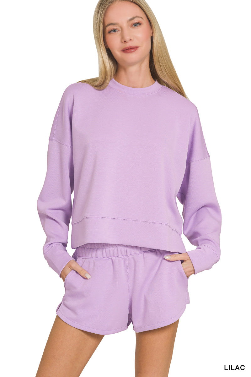 SCUBA LONG SLEEVE  & SHORTS SET