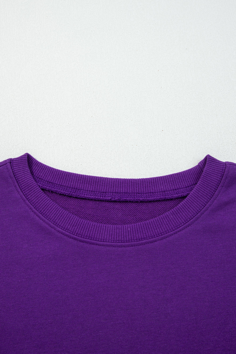 Sky Blue Varsity Stripe Detail Drop Shoulder Pullover Mini Skort Set