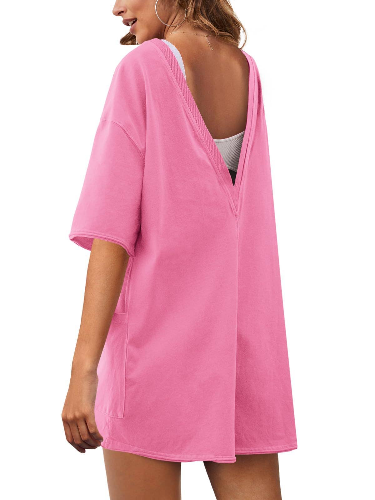 Loose Fit Casual Backless Jumpsuit