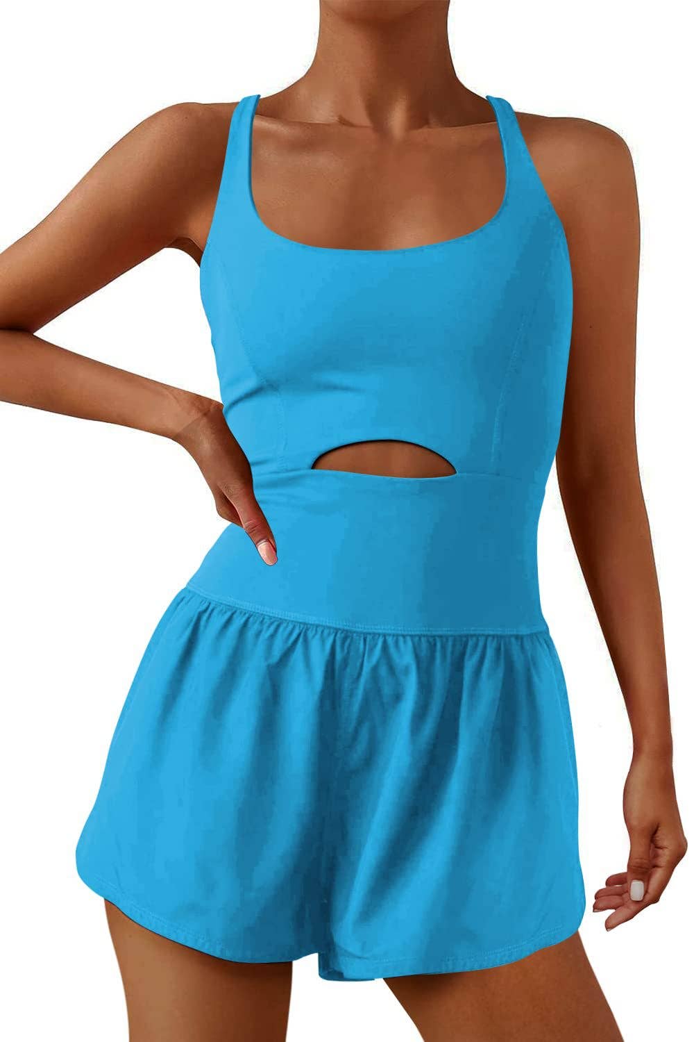 Athletic Cutout Romper