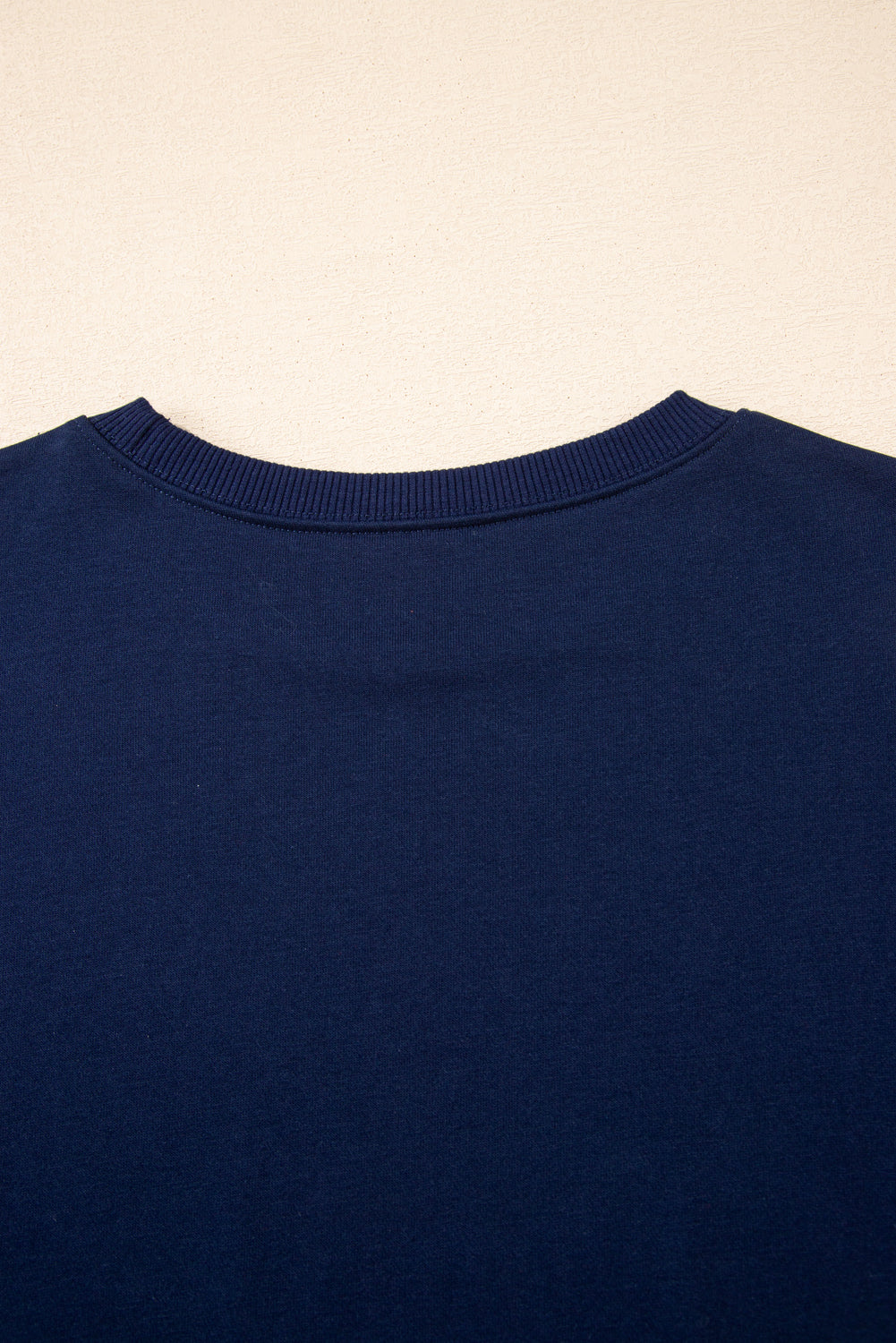 Sky Blue Varsity Stripe Detail Drop Shoulder Pullover Mini Skort Set