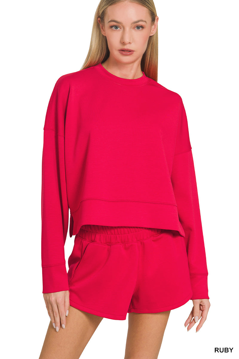SCUBA LONG SLEEVE  & SHORTS SET