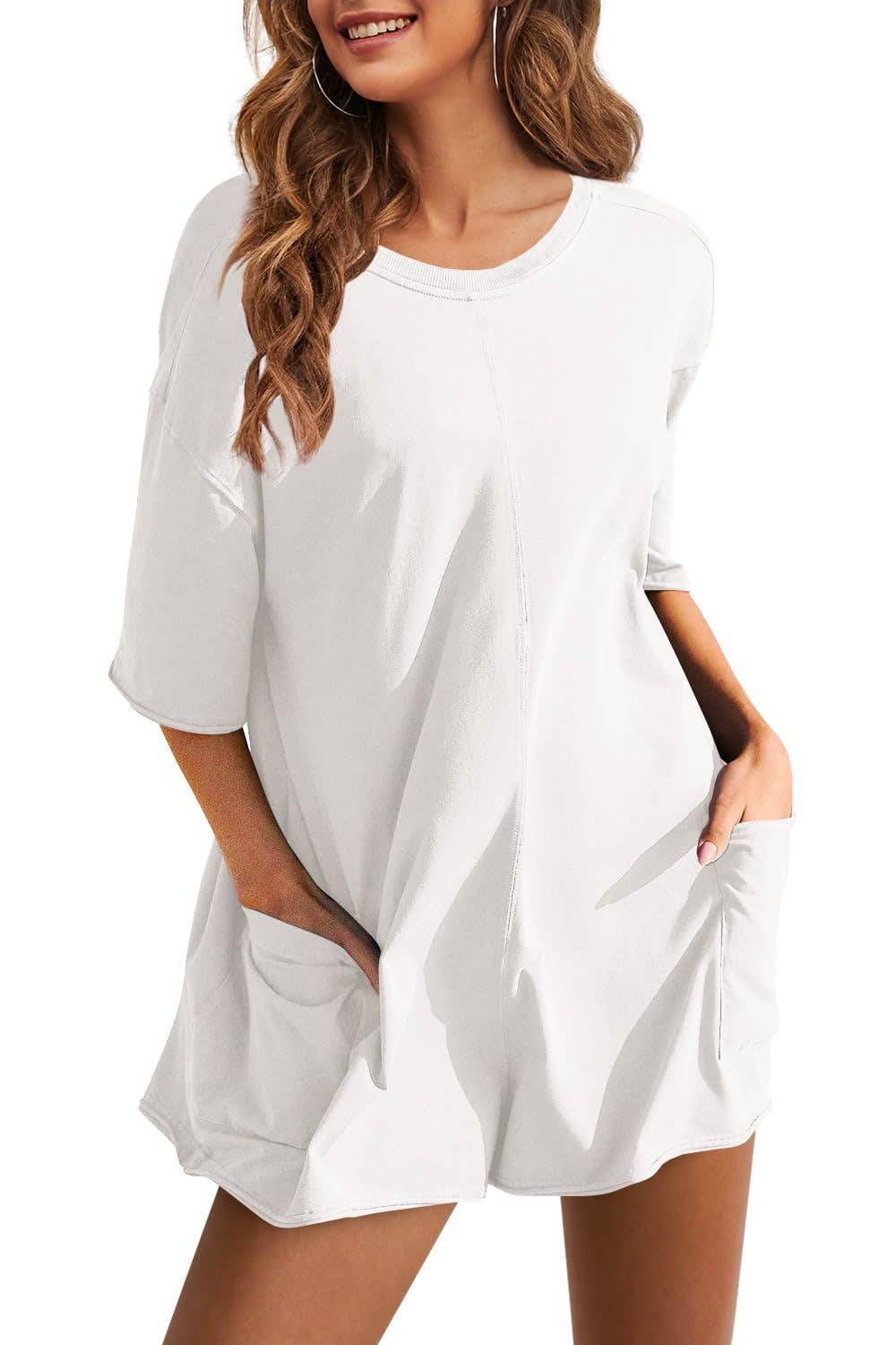 Loose Fit Casual Backless Jumpsuit