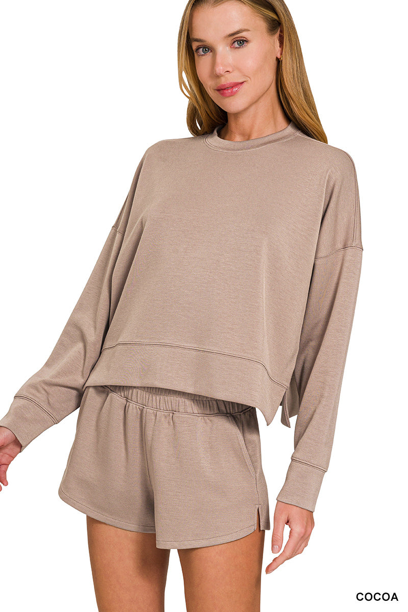 SCUBA LONG SLEEVE  & SHORTS SET