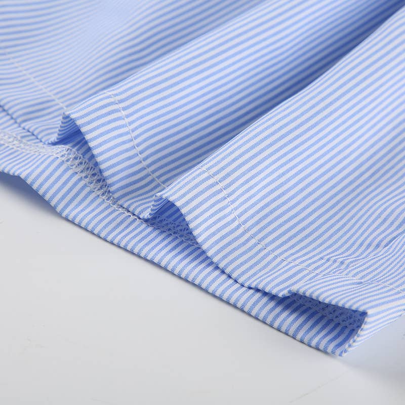 Striped Pull-On Boxer Shorts