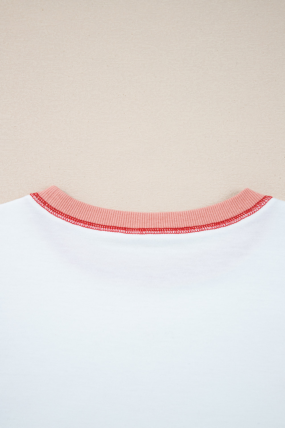 Brown Striped Colorblock Patchwork Oversized Sweatshirt