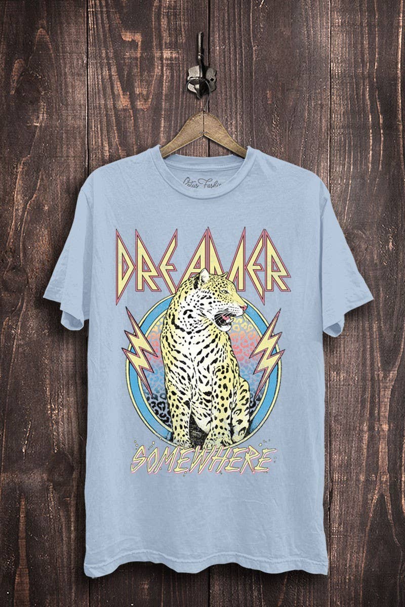 Dreamer Leopard Graphic Top