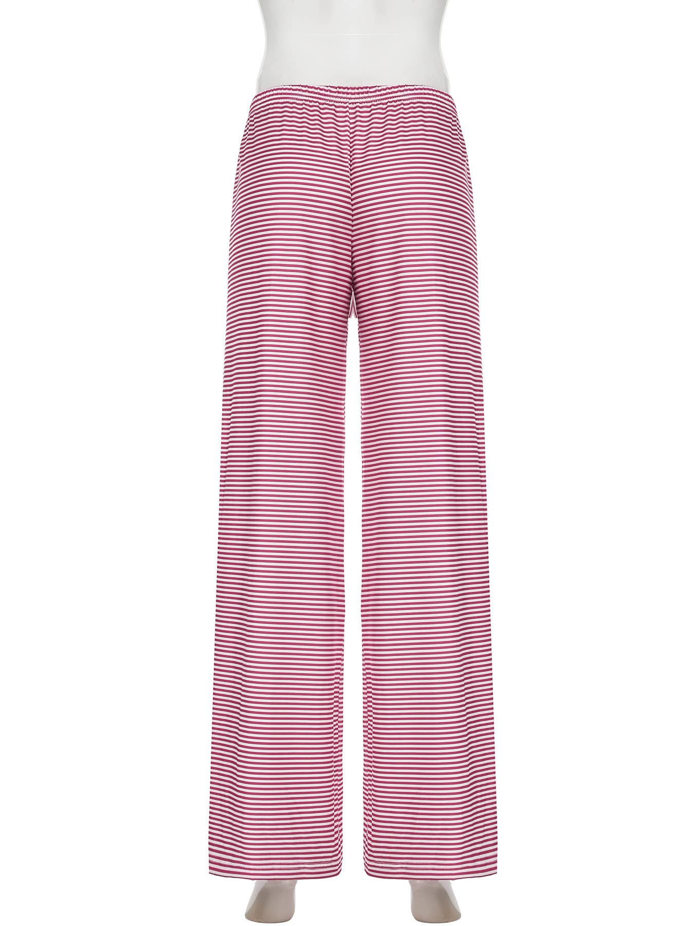 Striped straight comfy lounge pants