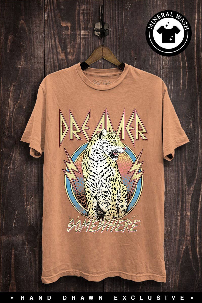 Dreamer Leopard Graphic Top