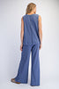 COTTON SLUB LAID-BACK CHIC SET