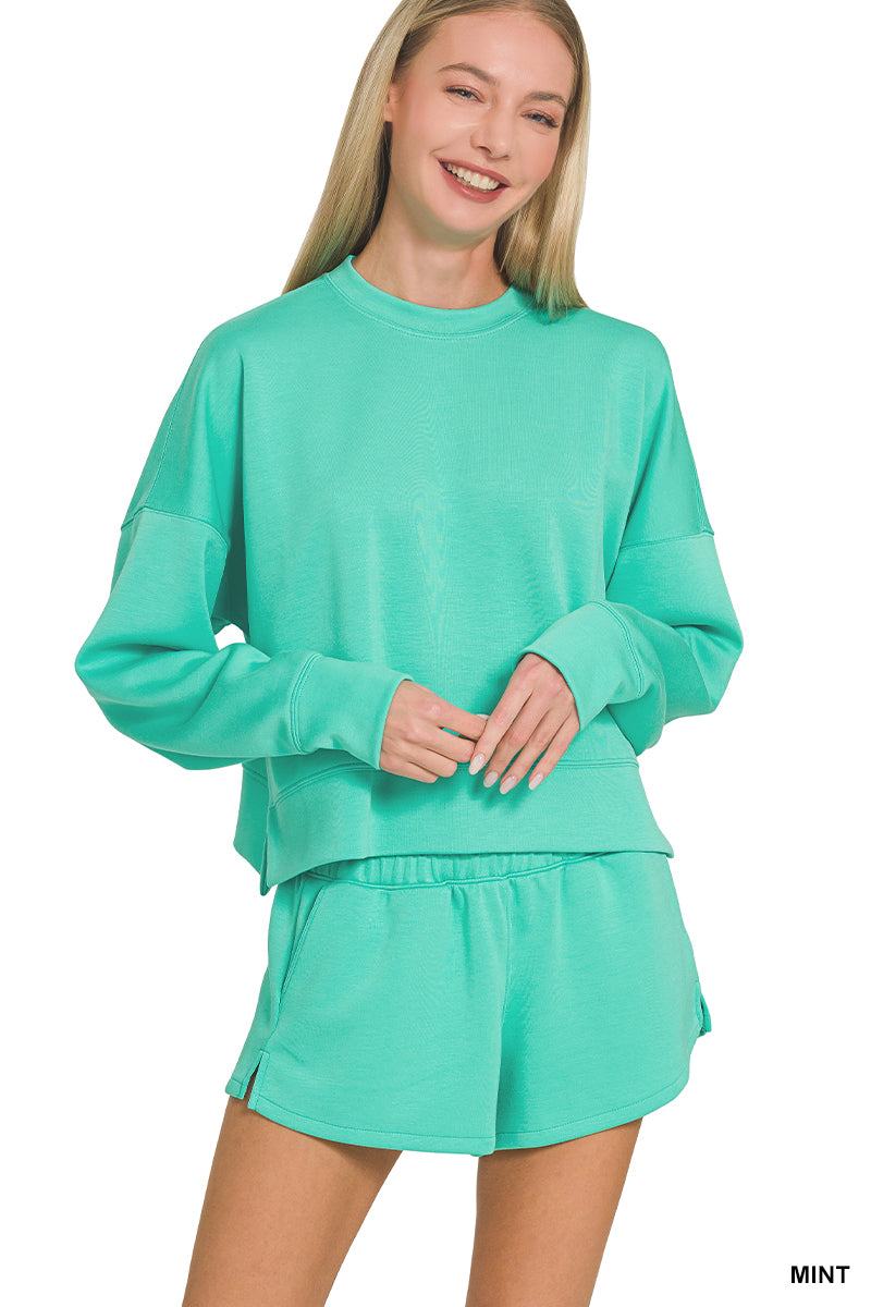 SCUBA LONG SLEEVE  & SHORTS SET