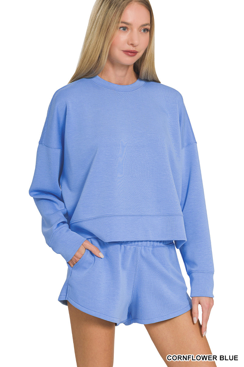 SCUBA LONG SLEEVE  & SHORTS SET