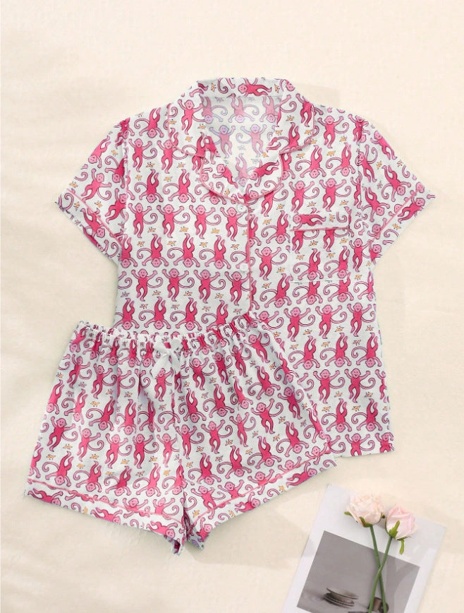 Women's Preppy summer pajamas