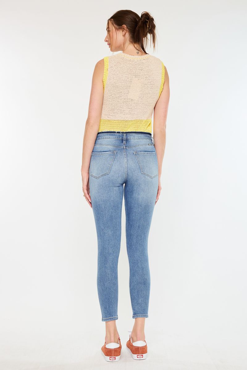 Kancan Jeans High Rise Skinny Medium Wash
