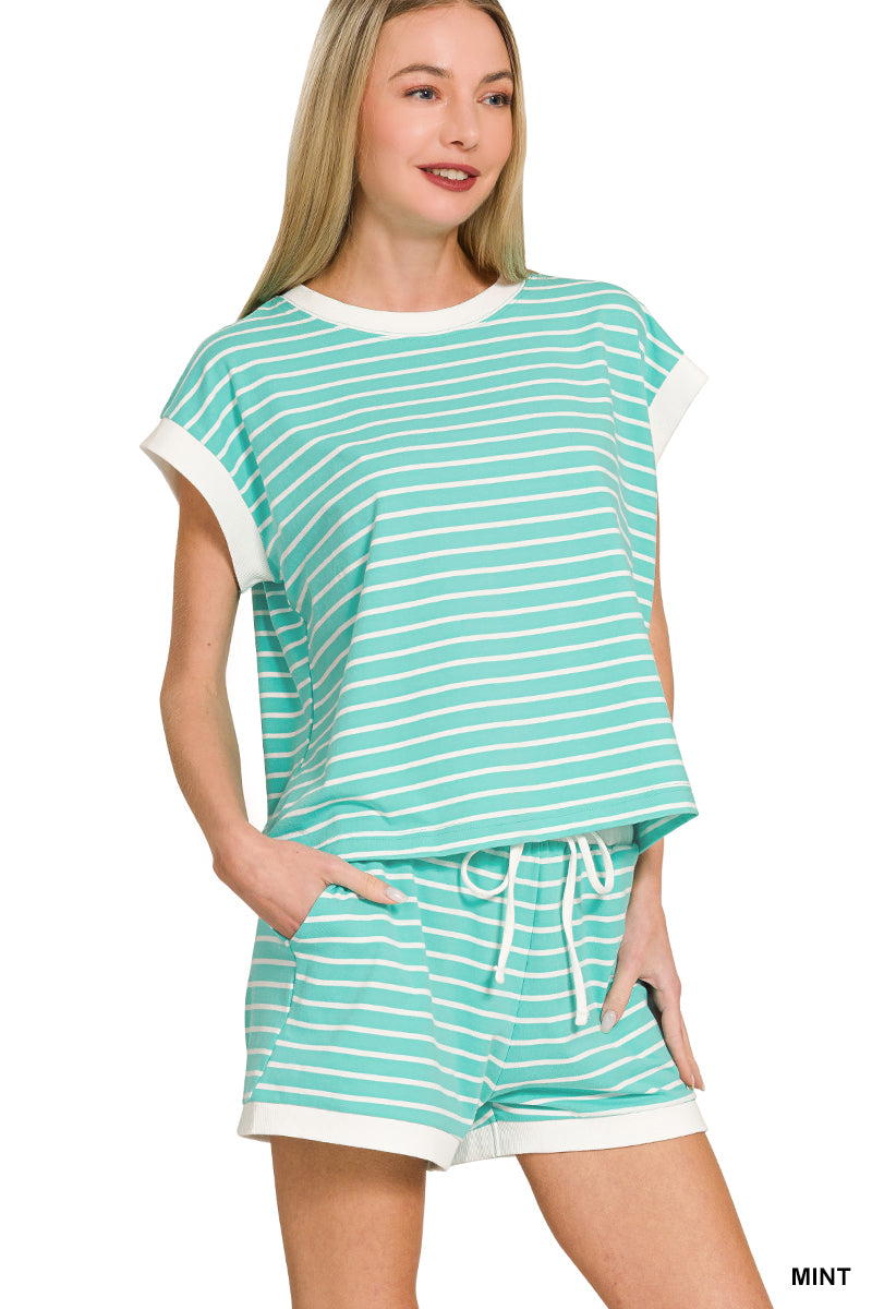 STRIPE CONTRAST TRIM SET