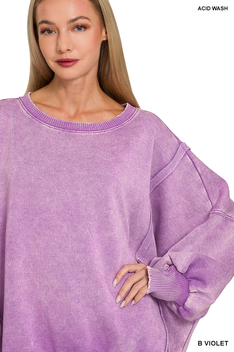 ACID WASHED SWEATSHIRTS