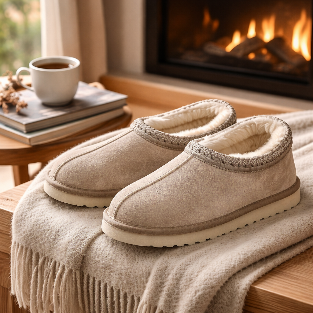 Tasman II Suede Clog Slippers