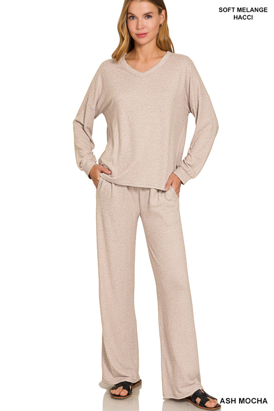 SOFT MELANGE LONG SET