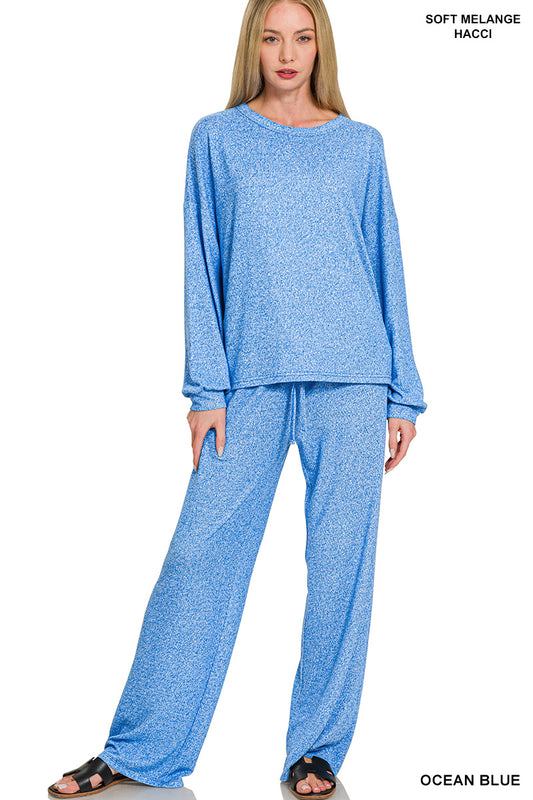 SOFT LONG SLV TEE & PANTS