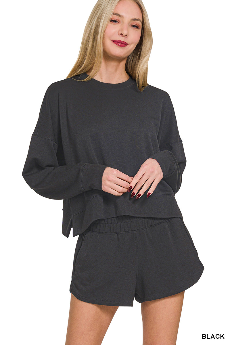 SCUBA LONG SLEEVE  & SHORTS SET