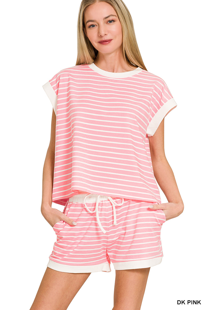 STRIPE CONTRAST TRIM SET