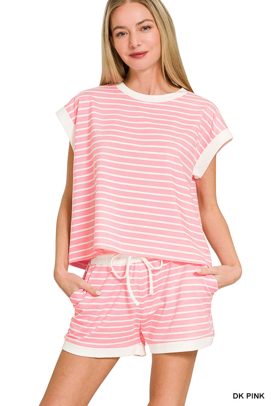 STRIPE CONTRAST TRIM SET