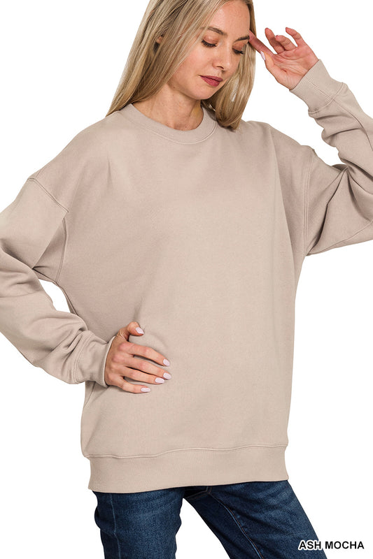 FLEECE ROUND NECK SWEATSHIRTS