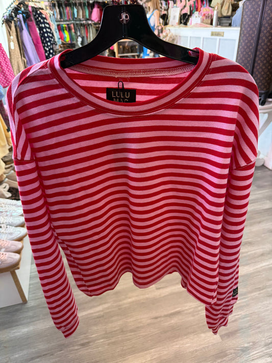 Lulu Mac Long Sleeve Striped Top