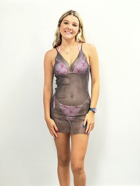 Rhinestone Beach Cover Up