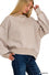 Zenana Brown Distressed Sweat Shirt