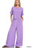 Woven short sleeve & pants set