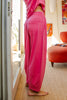 MINERAL WASHED COTTON BARREL PANT