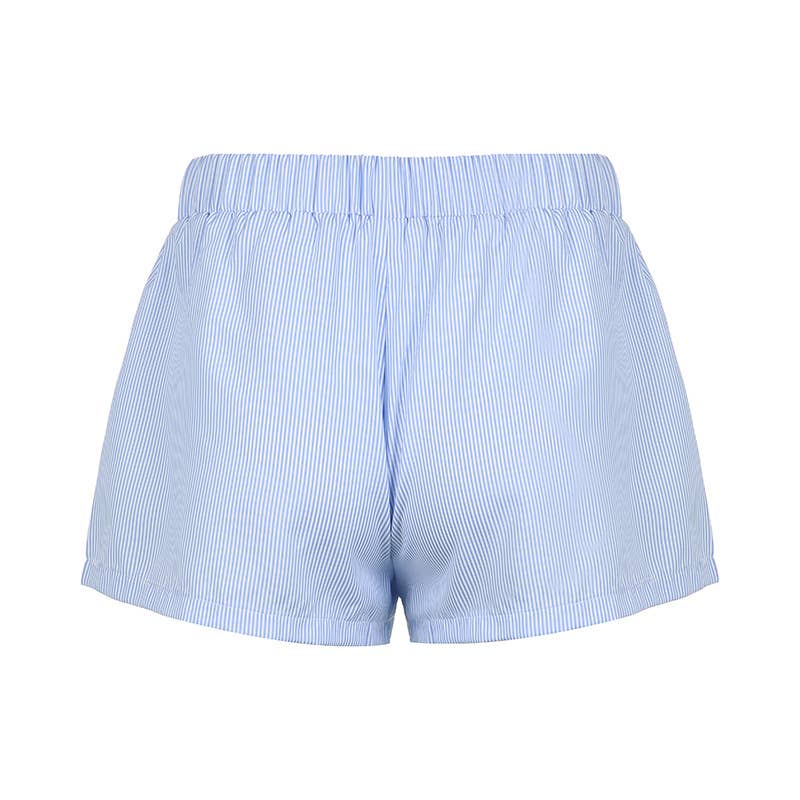 Striped Pull-On Boxer Shorts