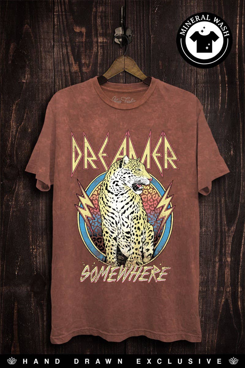 Dreamer Leopard Graphic Top