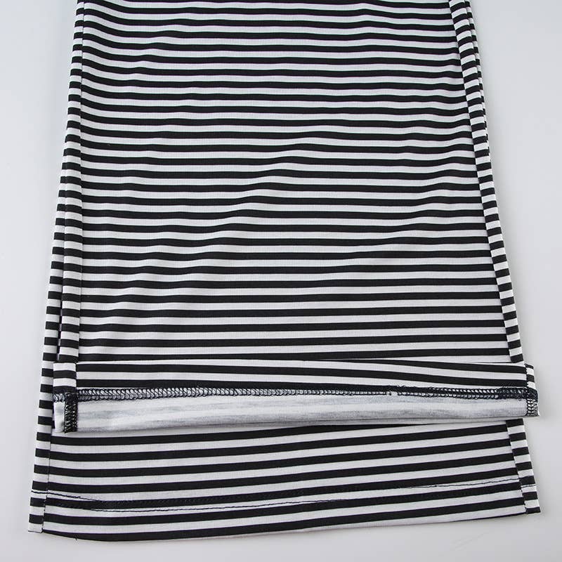 Striped straight comfy lounge pants