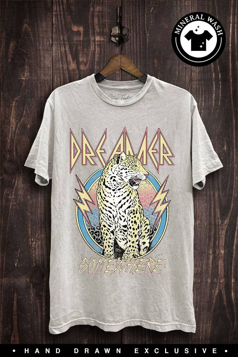 Dreamer Leopard Graphic Top