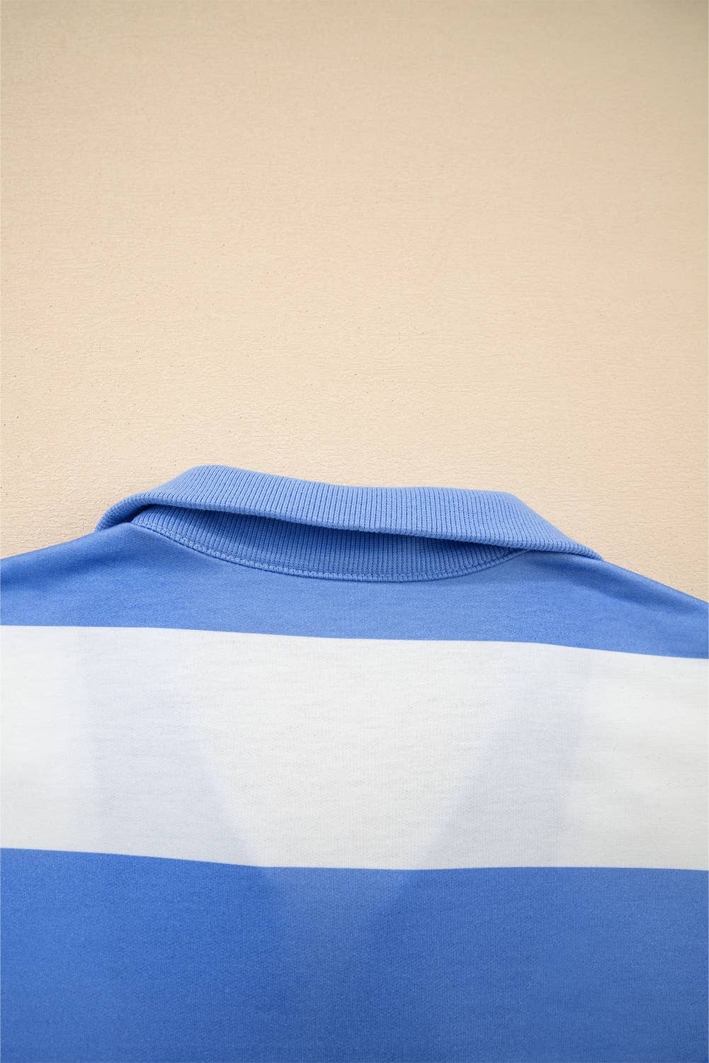 Stripe Seam Half Zip Tee and Casual Shorts 2pcs Set (S-4X)