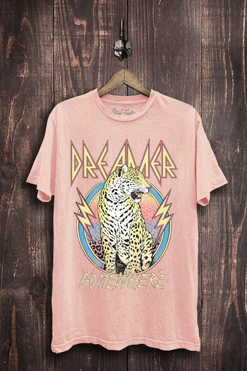 Dreamer Leopard Graphic Top