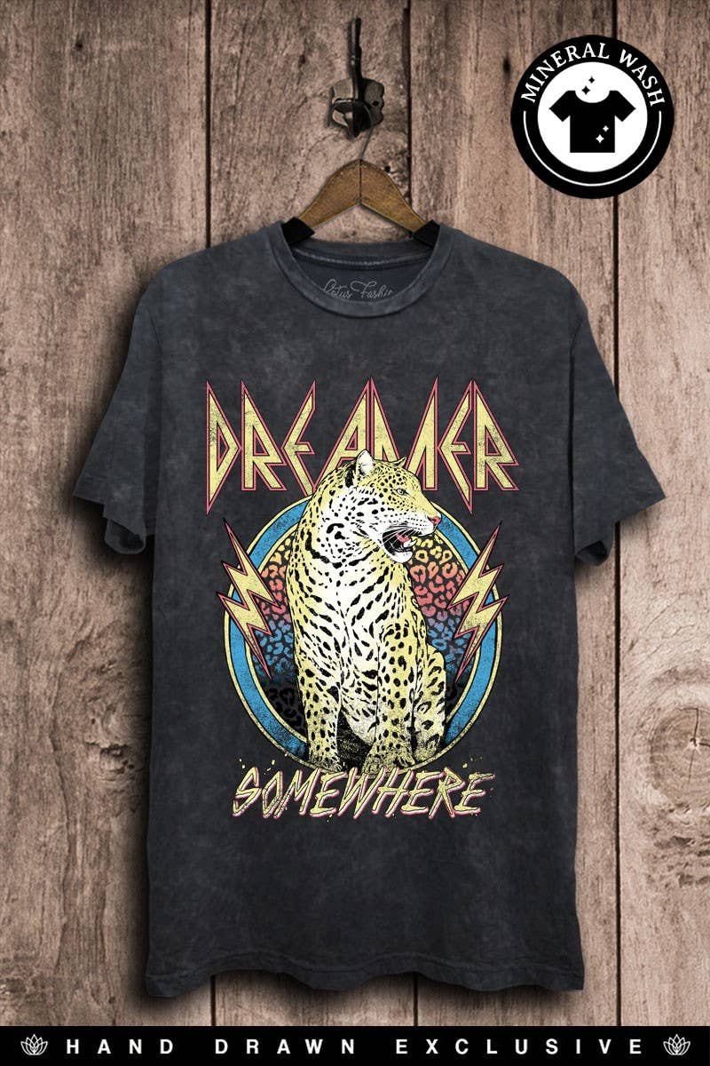 Dreamer Leopard Graphic Top