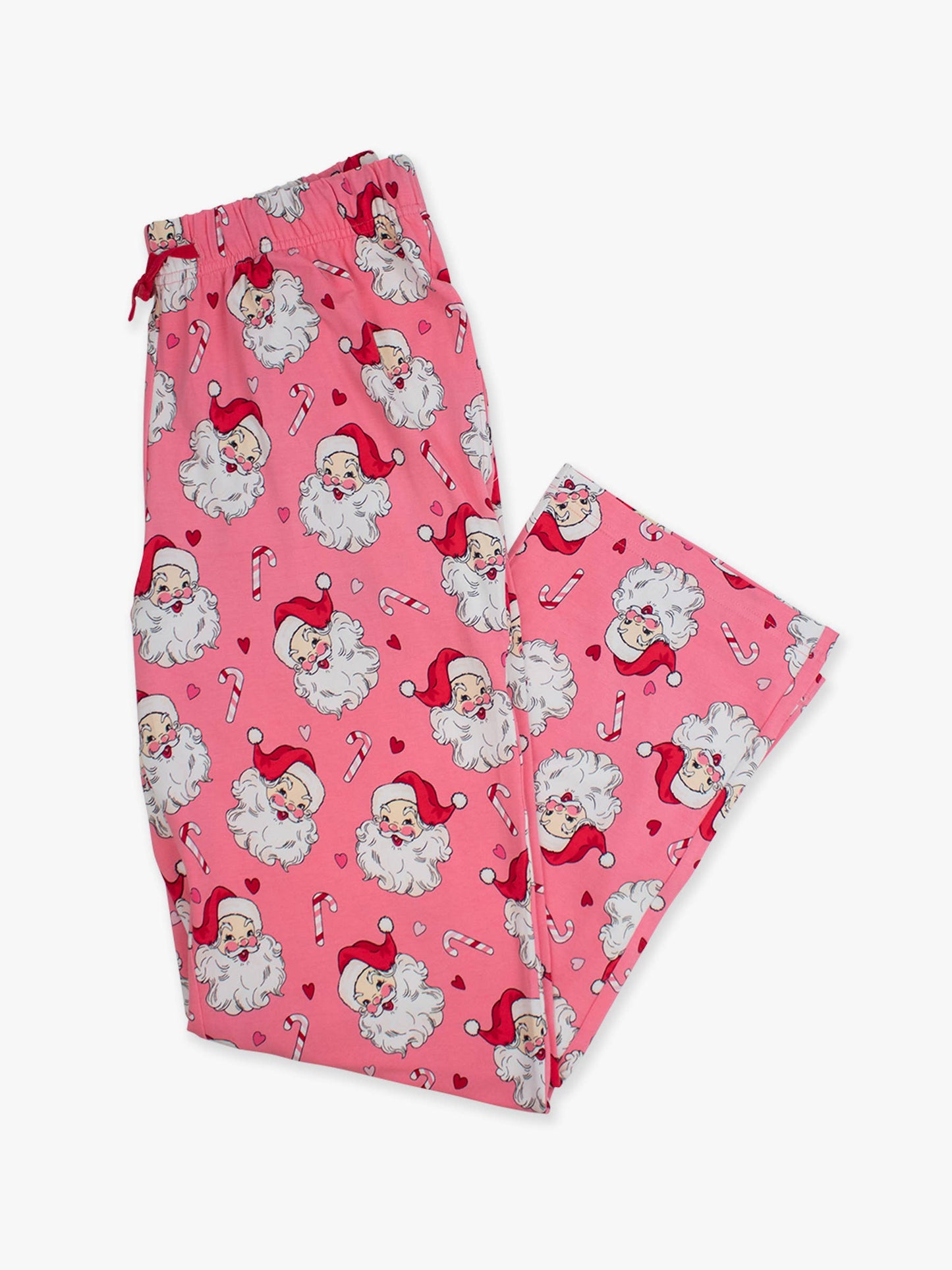 SoftSnooze™ Adult Modal Blend Pink Santa Joy Pajama Pants