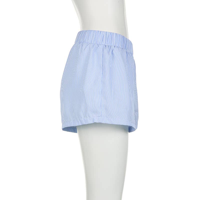 Striped Pull-On Boxer Shorts