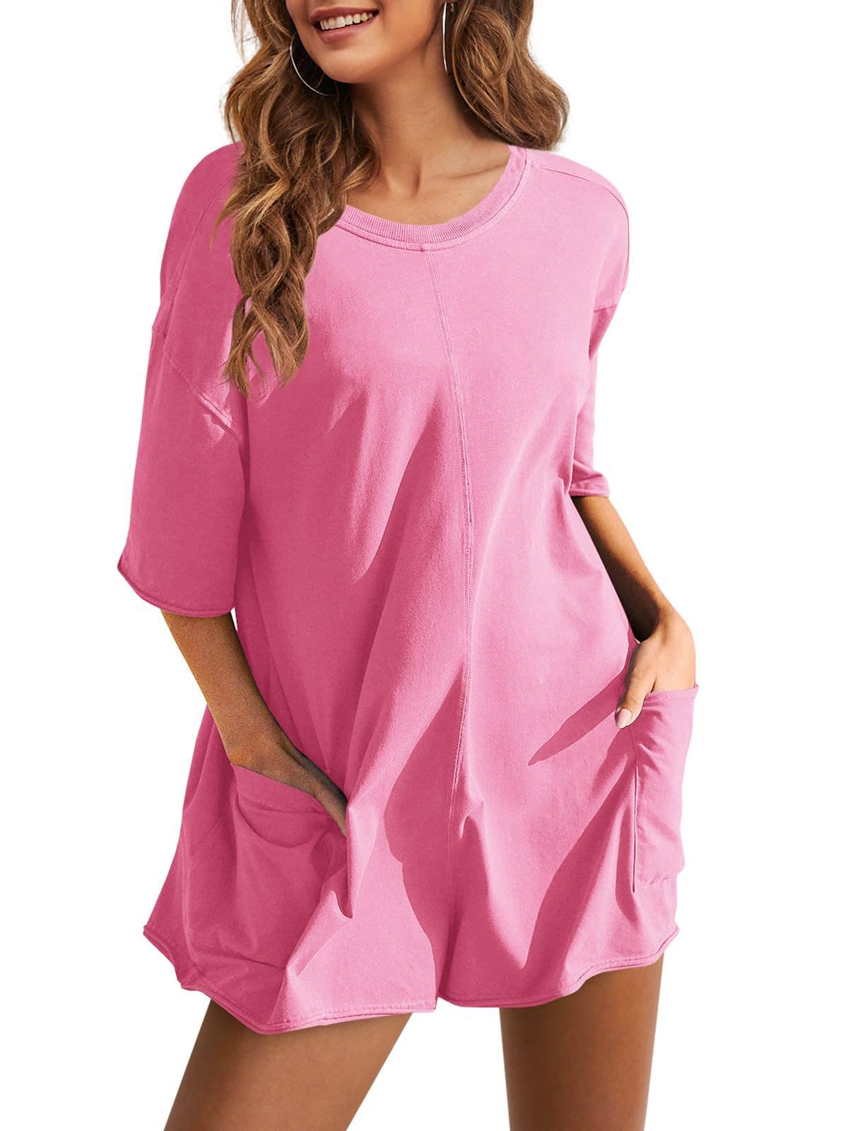 Loose Fit Casual Backless Jumpsuit