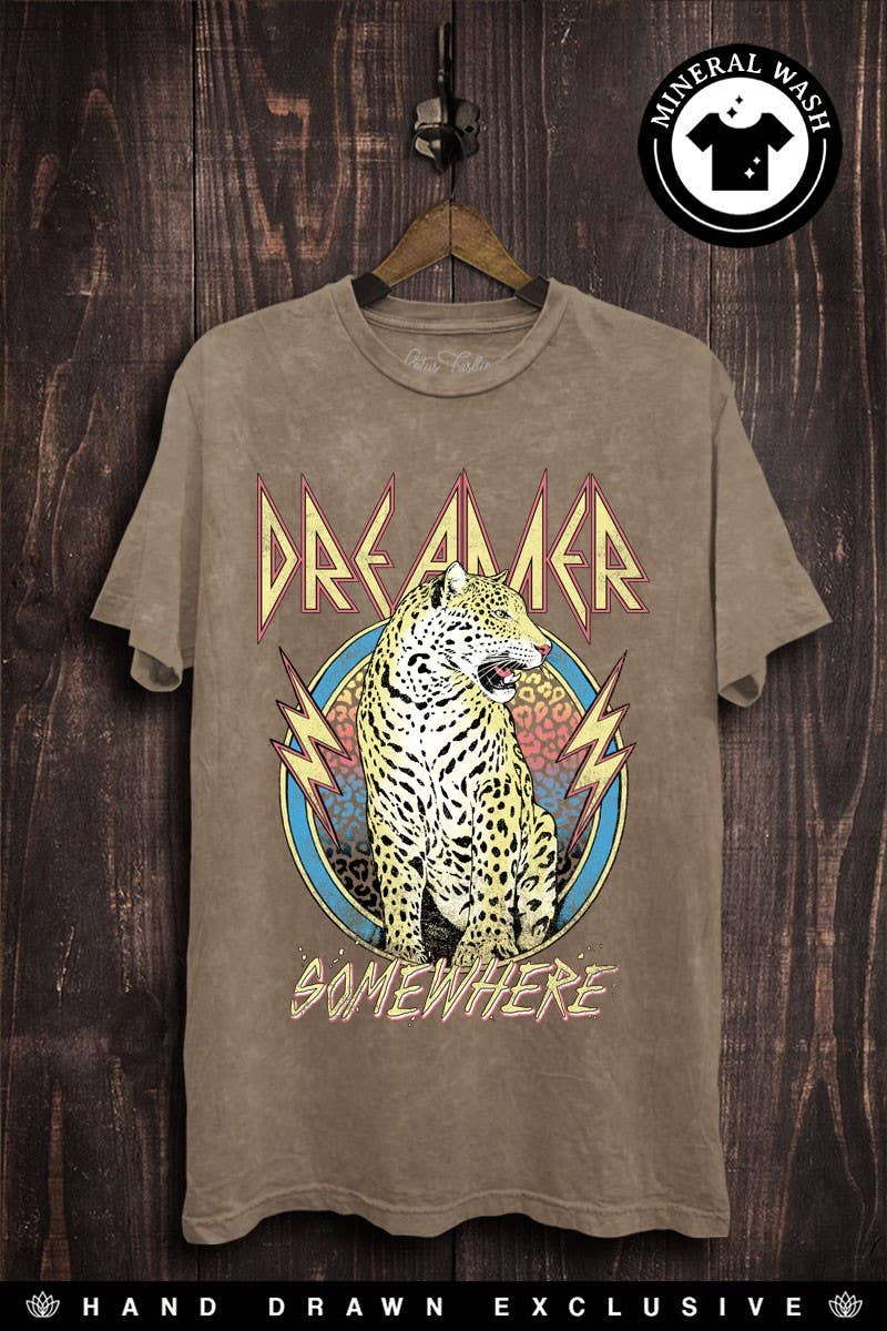 Dreamer Leopard Graphic Top