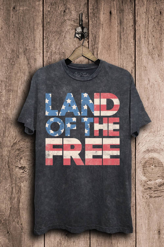 Land of the Free Graphic Top