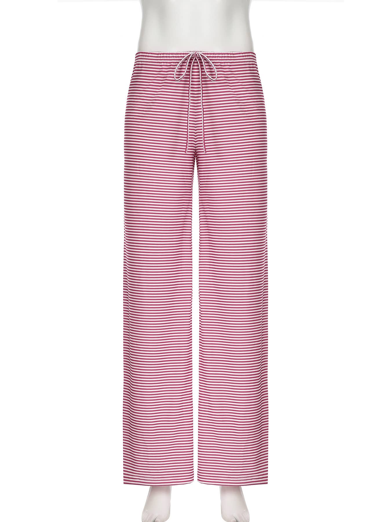 Striped straight comfy lounge pants
