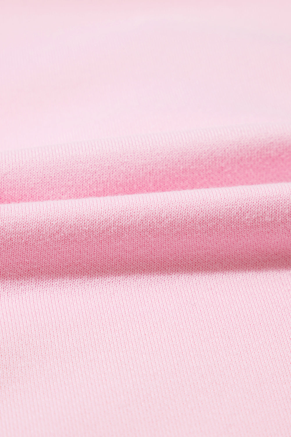 Light Pink Sweet Bow Lantern Sleeve Oversized Pullover Sweatshirt